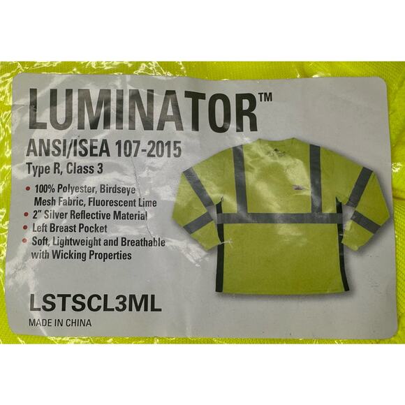2 packs MRC Luminator Type R Class 3 Long Sleeve Safty Shirts LSTSCL3ML Size 2XL - Picture 2 of 4